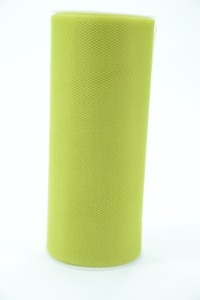 6 Inches Wide x 25 Yard Tulle, Kiwi (1 Spool) SALE ITEM